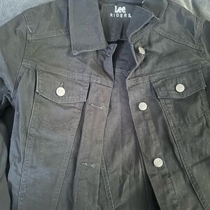 Lee Black Denim Trucker Jacket